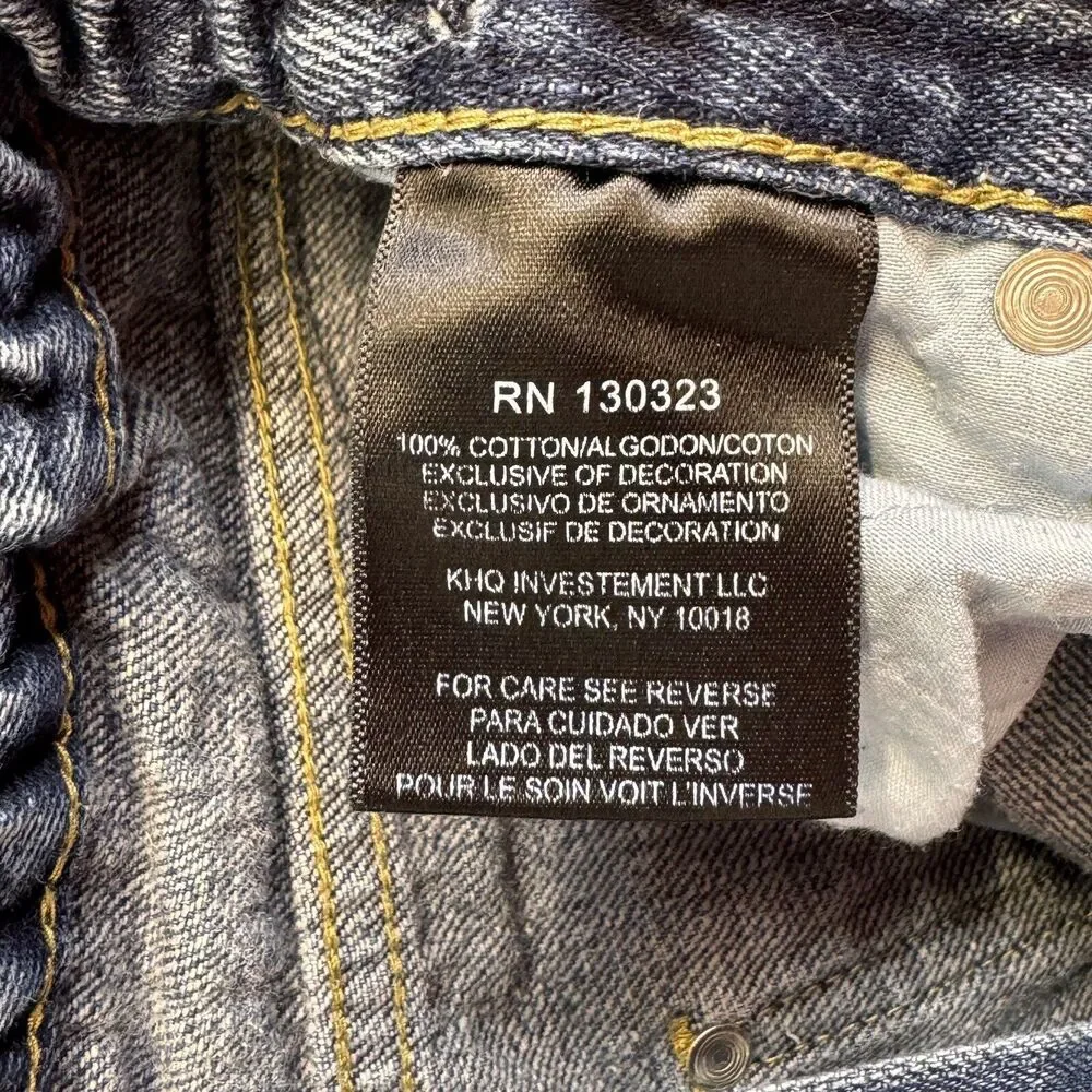 ROCAWEAR Jeans Kids 6 Blue Straight Wide Leg Unisex Vintage Y2K Baggy Grunge